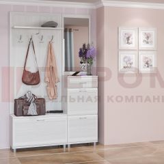 Прихожая Мелисса композиция 8 (Снежный Ясень) в Шадринске - shadrinsk.mebel24.online | фото