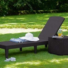 Шезлонг Джайпур (Jaipur Sun lounger) виски-коричневый в Шадринске - shadrinsk.mebel24.online | фото 2