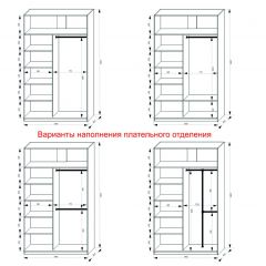 Шкаф-купе 1400 серии SOFT D1+D3+B2+PL1 (2 ящика+1штанга) профиль «Графит» в Шадринске - shadrinsk.mebel24.online | фото 7