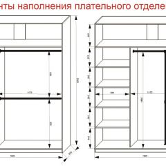 Шкаф-купе 1800 серии SOFT D8+D2+B2+PL4 (2 ящика+F обр.штанга) профиль «Графит» в Шадринске - shadrinsk.mebel24.online | фото 8