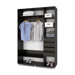 РОЛАНД Шкаф-купе с зеркалом Венге (450*1100) Р412 в Шадринске - shadrinsk.mebel24.online | фото 4