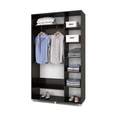 РОЛАНД Шкаф-купе с зеркалом Венге (450*1300) Р432 в Шадринске - shadrinsk.mebel24.online | фото 3