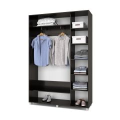 РОЛАНД Шкаф-купе с зеркалом Венге (450*1500) Р452 в Шадринске - shadrinsk.mebel24.online | фото 3