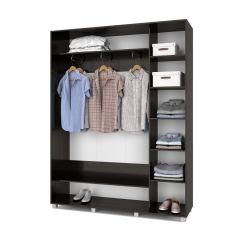 РОЛАНД Шкаф-купе с зеркалом Венге (450*1700) Р472 в Шадринске - shadrinsk.mebel24.online | фото 3
