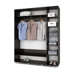 РОЛАНД Шкаф-купе с зеркалом Венге (450*1800) Р482 в Шадринске - shadrinsk.mebel24.online | фото 5