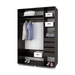 РОЛАНД Шкаф-купе с зеркалом Венге (600*1500) Р652 в Шадринске - shadrinsk.mebel24.online | фото 4