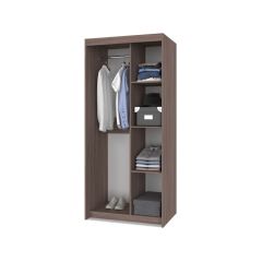 ТОМАС Шкаф-купе с зеркалом Шимо темный/светлый Т22 в Шадринске - shadrinsk.mebel24.online | фото 2