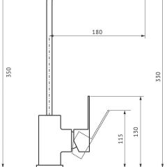 Смеситель MS-012 в Шадринске - shadrinsk.mebel24.online | фото 2