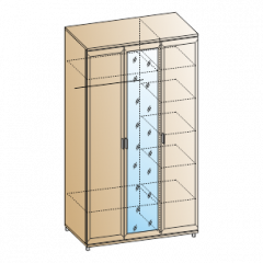 Спальня Мелисса композиция 4 (Гикори Джексон светлый) в Шадринске - shadrinsk.mebel24.online | фото 5