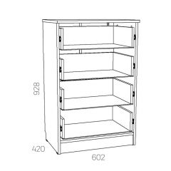 НМ 040.38 Х Комод "Оливия" в Шадринске - shadrinsk.mebel24.online | фото 3