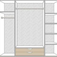 Спальный гарнитур Ольга (модульная) беж/золото в Шадринске - shadrinsk.mebel24.online | фото 5