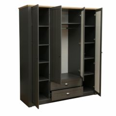 Спальный гарнитур Прованс (модульный) Диамант серый в Шадринске - shadrinsk.mebel24.online | фото 3