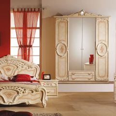 Спальный гарнитур Роза (модульная) беж в Шадринске - shadrinsk.mebel24.online | фото