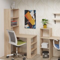 Стеллаж Элемент-1 (дуб сонома) в Шадринске - shadrinsk.mebel24.online | фото 5