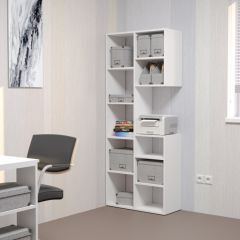 Стеллаж Элемент-2 (белый) в Шадринске - shadrinsk.mebel24.online | фото 3