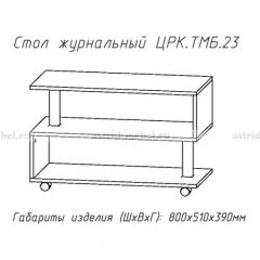 Стол журнальный №23 в Шадринске - shadrinsk.mebel24.online | фото 4