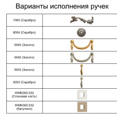 Тумба прикроватная Тиффани Premium слоновая кость/золото (ТФТП-1(П) в Шадринске - shadrinsk.mebel24.online | фото 2
