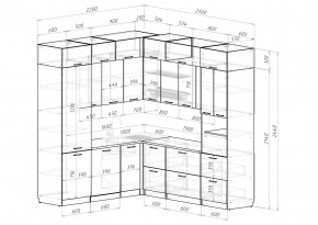 АСАЯ Кухонный гарнитур Гранд Прайм  (2200*2500 мм) в Шадринске - shadrinsk.mebel24.online | фото 2