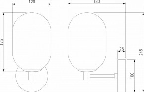 Бра Eurosvet Loona 60161 латунь в Шадринске - shadrinsk.mebel24.online | фото 4