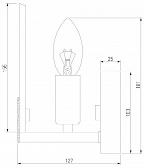 Бра Eurosvet Marble 60158/1 латунь в Шадринске - shadrinsk.mebel24.online | фото 3