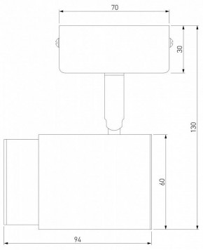Бра Eurosvet Morgan 20124/1 белый/ черный в Шадринске - shadrinsk.mebel24.online | фото 3