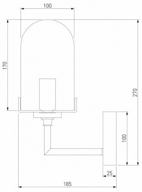 Бра Eurosvet Pluto 60156/1 хром в Шадринске - shadrinsk.mebel24.online | фото 2