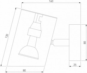 Бра Eurosvet Splay 70147/1 белый в Шадринске - shadrinsk.mebel24.online | фото 2