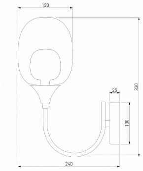 Бра Eurosvet Spritz 70218/1 латунь в Шадринске - shadrinsk.mebel24.online | фото 4