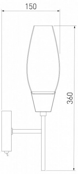 Бра Eurosvet Thalia 60140/1 сатин-никель в Шадринске - shadrinsk.mebel24.online | фото 3