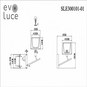 Бра EVOLUCE Denice SLE300101-01 в Шадринске - shadrinsk.mebel24.online | фото