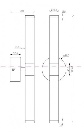 Бра Maytoni Axis MOD106WL-L10G3K в Шадринске - shadrinsk.mebel24.online | фото 5