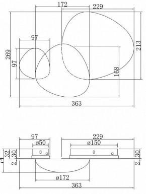 Бра Maytoni Jack-stone MOD314WL-L8G3K в Шадринске - shadrinsk.mebel24.online | фото 5