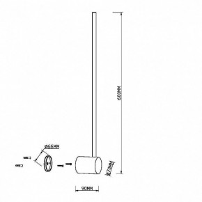 Бра Maytoni Light stick MOD237WL-L6B3K в Шадринске - shadrinsk.mebel24.online | фото 3