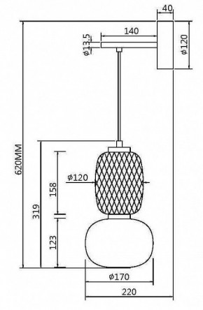 Бра Maytoni Pattern MOD267WL-L18G3K в Шадринске - shadrinsk.mebel24.online | фото 4