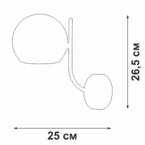 Бра Vitaluce V39570 V39570-8/1A в Шадринске - shadrinsk.mebel24.online | фото 2