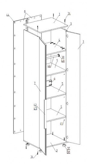 Детская "Лео" (модульная) в Шадринске - shadrinsk.mebel24.online | фото 9