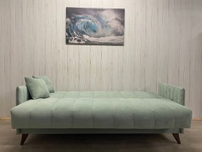 Диван Престиж-3 (НПБ) велюр Sensey mist green в Шадринске - shadrinsk.mebel24.online | фото 3