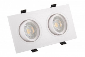 DK3022-WH Встраиваемый светильник, IP 20, 10 Вт, GU5.3, LED, белый, пластик в Шадринске - shadrinsk.mebel24.online | фото 1