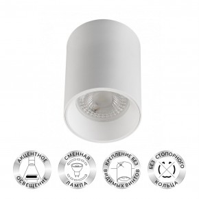 DK3110-WH Светильник накладной IP 20, 10 Вт, GU5.3, LED, белый, пластик в Шадринске - shadrinsk.mebel24.online | фото 1