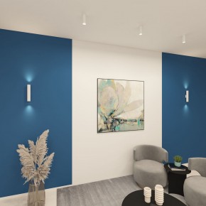 DK5022-WH Настенный светильник, IP20, до 15 Вт, LED, 2xGU10, белый, алюминий в Шадринске - shadrinsk.mebel24.online | фото 4
