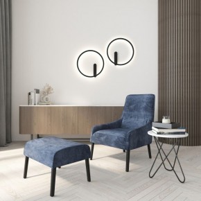 DK5035-BK Бра ROUND со светодиодом, IP20, 24W, 3000/4000/6500K, черный, алюминий в Шадринске - shadrinsk.mebel24.online | фото 8