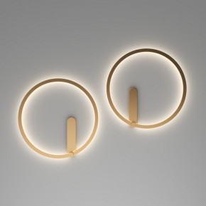 DK5035-SG Бра ROUND со светодиодом, IP20, 24W, 3000/4000/6500K, матовое золото, алюминий в Шадринске - shadrinsk.mebel24.online | фото 7