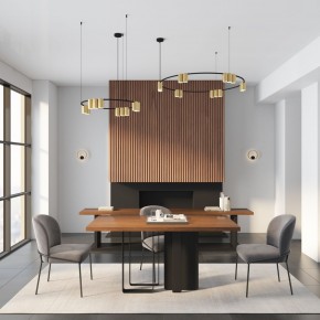 DK5060-BK+SG Бра ORBIT, IP20, 3000К, LED, 10 Вт, черный + сатинированное золото, алюминий в Шадринске - shadrinsk.mebel24.online | фото 6