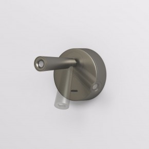 DK5072-DN Бра SHINE WALL со светодиодом, D104*H68, IP20, 3000К, 3W, RA?90, темный никель, алюминий в Шадринске - shadrinsk.mebel24.online | фото 3