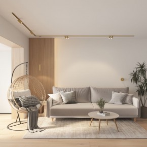 DK5072-SB Бра SHINE WALL со светодиодом, D104*H68, IP20, 3000К, 3W, RA?90, сатинированная латунь, алюминий в Шадринске - shadrinsk.mebel24.online | фото 8