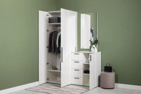 ЭЙР прихожая (модульная) Белый Шагрень в Шадринске - shadrinsk.mebel24.online | фото 24