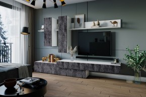 ФРИДА Гостиная (Белый/Обсидиан) в Шадринске - shadrinsk.mebel24.online | фото