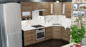 КИРА Кухонный гарнитур Гранд Оптима (2600*1500 мм) в Шадринске - shadrinsk.mebel24.online | фото 1
