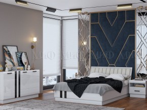 МАГНОЛИЯ Комод (Белый глянец/Белый) в Шадринске - shadrinsk.mebel24.online | фото 3
