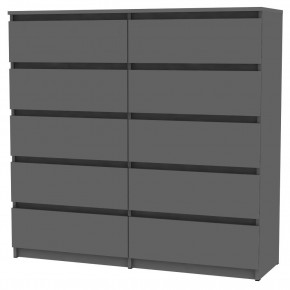 Комод Malta light K155 (Графит) в Шадринске - shadrinsk.mebel24.online | фото